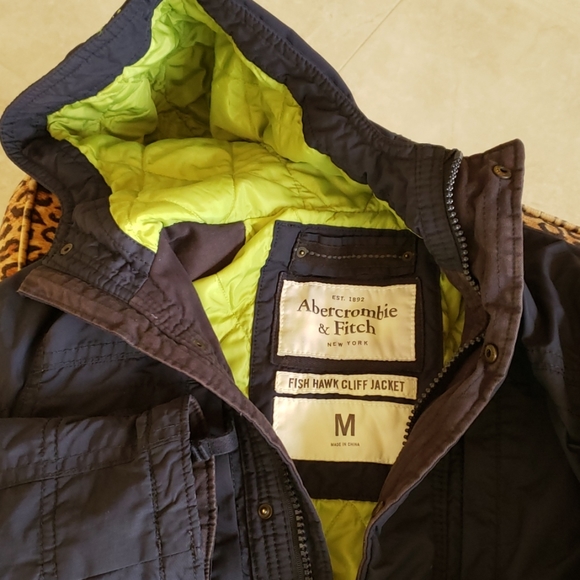 ABERCROMBIE Fish Hawk Cliff Jacket M blue - Picture 2 of 8